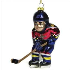  Panthers NHL Hockey Blown Glass 4 Christmas Tree Ornament   NHL 