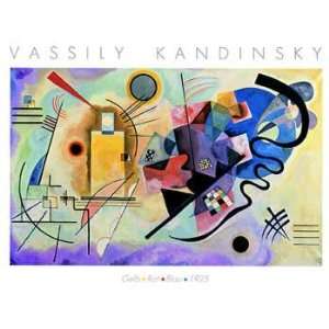  Wassily Kandinsky   Yellow, Red, Blue, 1925