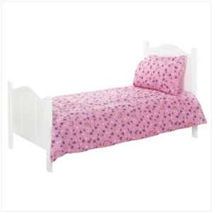  Girls Butterfly & Rainbow Twin Size Pink Comforter 