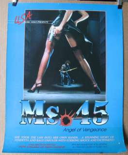 MS. 45 starring Zoë Lund directed by Abel Ferrara 18x23  