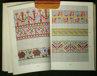 BOOK Folk Cross Stitch Embroidery pattern ethnic Hungary Serbia 