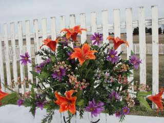   Saddle Orange Lilies Purple Daisy Luxury Custom Designs Welcome  