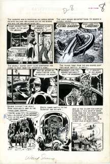 WALLY WOOD  WEIRD SCIENCE #16 CMPLT 8 PG STORY ORIG ART  