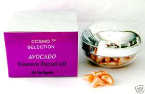 Avocado Creamy Vitamin Facial Oil 60 softgels  