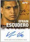 2010 TOPPS UFC SIGNATURE AUTO #FA EE EFRAIN ESCUDERO MMA WEC PRIDE