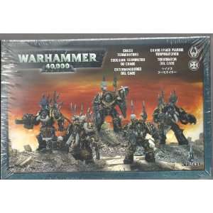  Warhammer 40K Chaos Space Marines   Terminators   Boxed 