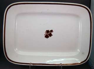 Royalstone China Wedgwood & Co England Tea Leaf Platter  