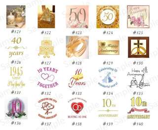 100 Wedding Custom Scrolls 25th 50th Anniversary  