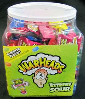 WarHeads Extreme Sour Candy War Heads 240 Count Bucket  