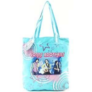  JONAS BROTHERS Baby Blue Canvas Tote Bag Sports 