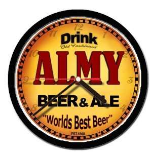  ALMY beer and ale wall clock 