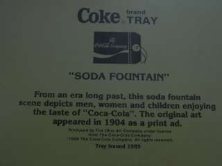 Vintage Coca Cola Metal Serving Tray  