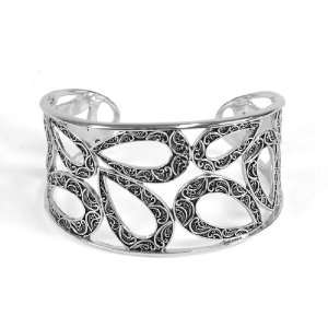  Lori Bonn Wanderlust Peek A Boo Pear Cuff Bracelet 