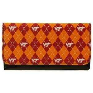  Virginia Tech University Ladies Wallet Argyle Case Pack 24 
