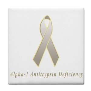  Alpha 1 Antitrypsin Deficiency Awareness Ribbon Tile 