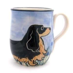  Deluxe LONGHAIRED BLACK and TAN Dachshund Mug Kitchen 