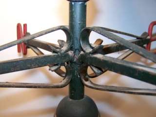 Vintage Ship Boat Nautical Wrought Iron Weather vane  