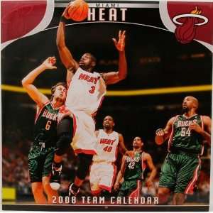  Miami Heat 2008 Team Calendar