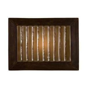  A19 reFusion Ripple Wall Sconce Butternut and Caramel 