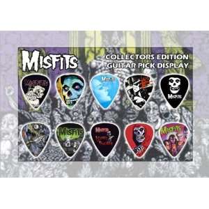  Misfits Premium Celluloid Guitar Picks Display A5 Sized 