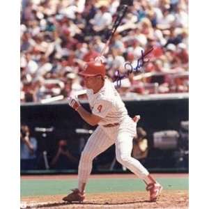  Autographed Lenny Dykstra Picture   (Philadelphia 