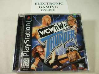 WCW/NWO THUNDER   Playstation PS1 PSX   NEW & Factory Sealed   
