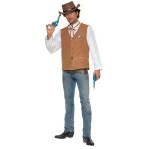  SmiffyS Cowboy Waistcoat With Attached Shirt (Large 