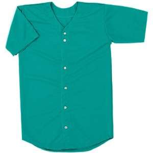  Custom Baseball Pro Weight Jersey With Sleeves 36   TEAL 