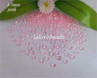   5mm Diamond Confetti Wedding Party Table Scatters Crystal Decor 1/3CT