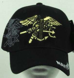 NEW BLACK US NAVY SEAL BASEBALL CAP/HAT  