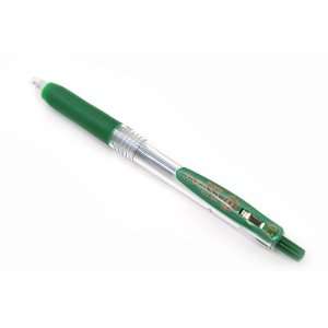   Push Clip Gel Ink Pen   0.3 mm   Viridian Green