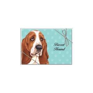 Basset Hound Boxed 8 Notecards with Envelopes 3.5x5