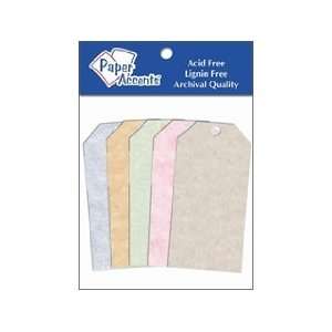  Paper Accents Craft Tags 1.625x3.25 Parchment 20pc Pet 