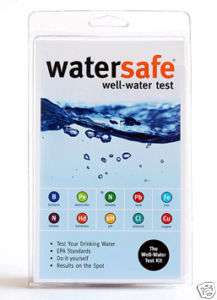 WATERSAFE ALL IN ONE WELL WATER TEST KIT   FREE SHIP **  