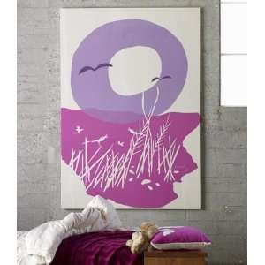  Sunset Wall Art in Pink