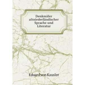   ¤ndischer Sprache und Literatur Eduard von Kausler Books