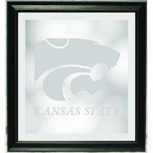  NCAA Kansas State Wildcats Framed Wall Mirror Sports 