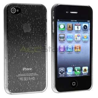 Ultra Thin Waterdrop Smoke Clear Hard Case Cover+PRIVACY FILTER for 