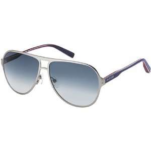 Tommy Hilfiger 1040/S B Adult Sports Sunglasses   Ruthenium/Blue Red 