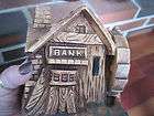 VINTAGE BANK OF A OLD MILL WITH WATER WHEEL OLD