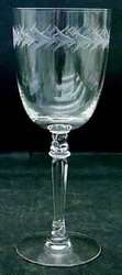 Fostoria Crystal ~ HOLLY Pattern ~ Water Goblets  