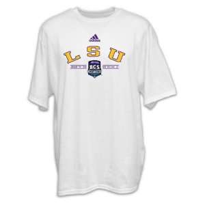  LSU Tigers 2007 BCS Championship Double Vision T Shirt 