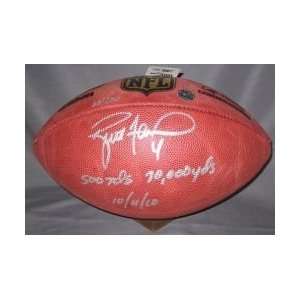 Brett Favre Autographed/Hand Signed Wilson NFL Football w 