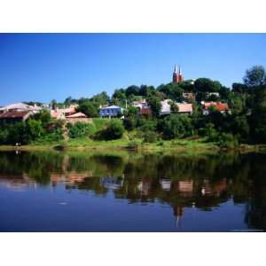  Village of Vilkija, Reflected in Nemunas River, Lithuania 