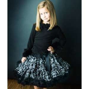  Lace Pettiskirt in Black Baby