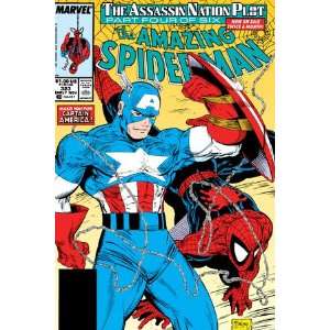 Amazing Spider Man #323 Cover Captain America and Spider Man by Todd 