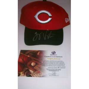  Joey Votto Signed Cincinnati Reds Baseball Hat Everything 