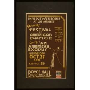 University of California at Los Angeles presents festival of American 