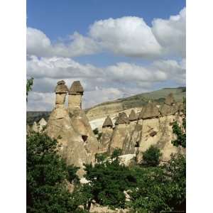  Erosion with Volcanic Tuff Pillars Near Goreme, Cappadocia 