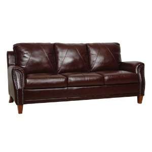  Austin Italian Leather Sofa
